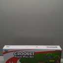 Schildkrt Fun Sports Schildkrt Funsports Croquet, Complete Set with 2 Bats, 4 Free-Standing Goals and 2 Balls, Made of Soft Foam, for Indoor and Outdoor, 2 Players, 970305