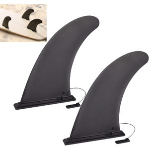 Paddle Board Fin, 9" Fin Replacement Universal, Nylon Sup Single Center Fin, No-Tool Installation, Paddle Board Accessories for Most Inflatable SUPs, Surfboard, Stand-up Paddleboard