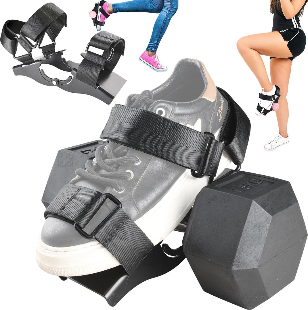 VAIIO Ankle Straps for Dumbbells, Tibialis Trainer, Adjustable Ankle Weights, Workouts at Home for Hip Flexors, Shin Splint, Hamstring Curls for Women and Men, 1pcs, 1.5 pound