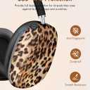 Joyleop for Airpods Max Case - Stylish Durable Hard for AirPods Max Covers, Cool Protective Headphones Case with Unique Design, Pretty Essential Accessories for Headphones, Leopard