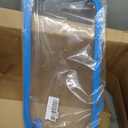 SBC Blue Oil Pan Gasket Steel Core Rubber Replacement Compatible for 305 350 Small Block Chevy 86-95