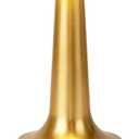 JHPGEOE Cordless Metal Desk Lamp, Touch Sensor Control LED Table Lamp, 3 Color Stepless Dimmable Battery Powered Lamp for Living Room, Dorm, Home Office (Gold)
