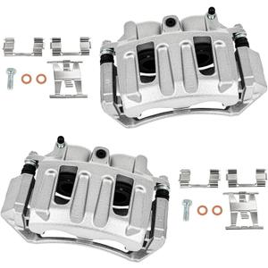 Cciyu Front Left & Right Disc Brake Calipers With Bracket 18B4751 18B4750