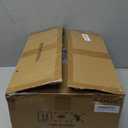 Vanity Stool Chair with Storage, Faux Fur Vanity StoolModern Soft Footrest Footstool Ottoman with Metal Legs, Multifunctional Anti-Slip Feet Fur Stool for Makeup Room, Bedroom,Black (Black)