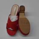 Women's Platform Sandals Wedges Heels Sandals Open Toe Slip On Platform Heels Mules Dressy Pumps 40