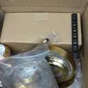 Gold Vintage Wireless Battery Operated Wall Sconces, Rechargeable Cordless Battery Powered Led Wall Lights Set of 2, Wall Lamp Fixture Indoor with Remote Control for Bedroom Farmhouse Gallery