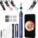 Bebird Pro Note5 Ear Wax Removal Tool Camera Tweezers, Ear Cleaner Scope Otoscope with Camera & Light, Wireless Earwax Remover Visual Ear Picker, Video Ear Cleaning Kit for iPhone,Android(Blue)