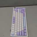 EPOMAKER Ajazz AK820 Pro 75% Wireless Mechanical Keyboard with TFT Smart Display&Knob, Gasket-Mounted Gaming Keyboard, BT/2.4GHz/USB-C Wired (Purple, Gift Switch)