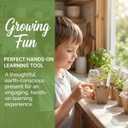 2 x 50-Set Seed Starter Kit (150 PCS Total), 3" Square Biodegradable Peat Pots with 50 Humidity Domes & 50 Labels, Nursery Pots for Fall Garden & Indoor Herb Seedlings Germination, Small