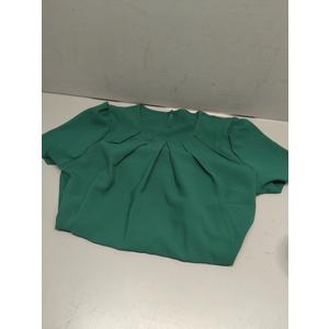 Summer Tops for Women 2026 Short Sleeve Crew Neck Pleated T Shirts Dressy Casual Blouses Spring Fashion Clothes Small