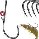 2 x Xuvrir Fishing Hooks-Live Shrimp Hook,Bait Holder Hooks,Fishing Lures Saltwater Freshwater,2/3/4 Catfish Bass Fishing Gear Lure