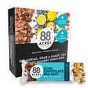 88 Acres Granola Bar Thins | Dark Chocolate Sea Salt | Gluten Free, Nut-Free Oat and Seed Snack Bar | Vegan & Non GMO | 18 Pack