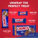 CRUNCH, Bulk 18 Pack, Milk Chocolate and Crisped Rice, Full Size Holiday Candy Bars, Stocking Stuffers, Individually Wrapped, 1.55 oz Each