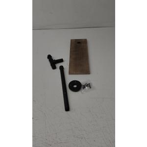HouseAid Industrial Pipe Paper Towel Holder with Shelf, Rustic Farmhouse Paper Towel Rack for Bathroom, Kitchen, Wall Mounted, Matte Black