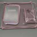 Svartur Pink Locker Organizer Kit with Shelf, Shelf, Mirror, Pen Holder, Whiteboard, Back to School Essentials, 7-Piece Decoration Kit