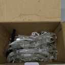 Ramadan Decorations Curtain Lights,10.8ft 138LED Curtain Lights Outdoor Waterproof with 12 Drops, 8 Modes with Timer Connectable Fairy Icicle Light for Window Backyard Garden (Warm White) (star moon plug)