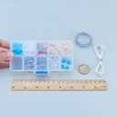 SUNNYCLUE 293Pcs DIY Boho Shell Beads Beach Charm Ankle Bracelet Making Kit Foot Chain Sandal Beads Christmas Adjustable Jewelry Making Kits Starfish Sea Turtle Charms Turquoise Stone Instruction