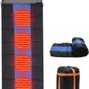 Sleeping Bags for Adults, Backpacking Camping Sleeping Bag for Kids, Heated Sleeping Bag for Camping Outdoor Hiking, Rechargeable Lightweight Compact Camping Essentials Gear (Blue)