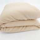 Quilted Baby Blanket - Large Premium Viscose from Bamboo - 33in x 33in for Baby Girl/Boy Infant Receiving or Toddler Blanket - Gender Neutral Baby Shower Newborn Gift (Toasted Almond)