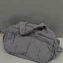 BAGSMART Gym Bag for Women, Duffle Bag for Travel with Wet Pocket, Lightweight Carry on Weekender Duffel, Water Resistant (Mini, Gray Lilac)