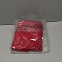 Encasa XO Luxury Embossed Velvet Throw Pillow Covers - Plush Cushion Covers for Elegant Living Rooms & Bedrooms, Machine Washable, 20"x20" Red | Set of 2 | Covers Only No Insert