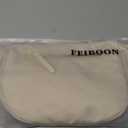 FEIBOON Spacious Nylon Crossbody Bag Bum Bag Handbags Wallets Purses Trendy Shoulder Bag for Women (beige)