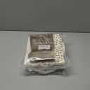 2 x 75PCS White and Gold Paper Plates Napkins Party Supplies, 7Inch Scalloped Gold Dot Paper Dessert Plates and Napkins Set Disposable Birthday Cake PlateTableware for Wedding Valentines Galentines Day