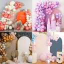 7.2FT Wedding Arch Cover Stretchy Spandex Fabric Backdrop for Arch Stand Ideal for Wedding Ceremony, Birthday Party, Baby Shower & Photo Booth Decoration (White)