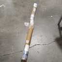 Elevon Olympic Curl Barbell Bar 48", 2-Inch Heavy-Duty Chrome Curling Bar for Biceps, Weight Lifting & Squats, 350LB Capacity, Fits 2" Weight Plates (Black)