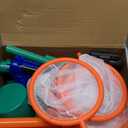 Marlrin Shooting Games Toys for Age 5 6 7 8 9 10+ Year Old Boys, Kids Toy Sports & Outdoor Game with Moving Shooting Target & 2 Popper Air Toy Guns & 24 Foam Balls, Gifts for Boys and Girls