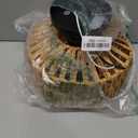  LED Rattan Deckenlampe aus Rattan/Metall Boho Pendelleuchte