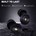 SilentNest Noise Canceling Sleeping Earplugs – Up to 50dB Noise Reduction, Reusable Soft Ear Plugs for Hearing Protection, Sleeping, Noise Sensitivity, Includes 8 Ear Tips & Carrying Case