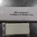 J&J worldwide Magnetic Glass Whiteboard 96x48 Inch Ultra White, Frameless Tempered Glass Dry Erase Board Wall Mounted Includes Markers, Eraser, Magnets, Mounting Kit for Office Home& School