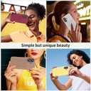 OAOA Magnetic Engraved Case Compatible with iPhone 16 Plus Case, Compatible with Magsafe, Camera All-Round Protection, Slim Liquid Silicone Phone Case for Women Girls, Stone Flower