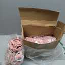 VitalCozy 100 Pcs Spandex Chair Sashes with Heart Shaped Buckle Slider Stretch Chair Cover Band Universal Elastic Ties for Wedding Banquet Event Party Decoration(Dusty Pink)