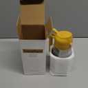 TrendPlain 16oz/470ml Glass Olive Oil Sprayer for Cooking – 2 in 1 Olive Oil Dispenser Bottle for Kitchen Gadgets and Air Fryer Accessories, Salad, BBQ - Yellow