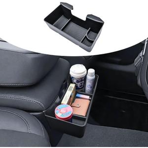 TACOBRO Center Console Hanging Organizer Box Compatible with 2019-2025 Chevy Silverado/GMC Sierra 1500 and 2020-2025 Silverado/Sierra 2500HD 3500HD Accessories, Split Bench Seat ONLY