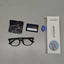 Gaoye Matte Black Blue Light Glasses for Computer & Gaming - Anti UV Ray Lenses, Scratch-Resistant & Comfort Fit (Medium)