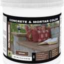 Akona Concrete & Mortar Color - Pigment Powder, Color & Dye Concrete, Ready to Use, Add to Mix, Synthetic Iron Oxide (10 Ounce, Brown, 1)