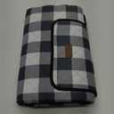 Extra Large Picnic Blanket 80''x 80'' Waterproof Foldable Picnic Mat for Beach, 5-Layer Outdoor Blanket for 6 to 8 Adults,Camping Grass Lawn Park Accessories Couple Park Wedding Registry(Grey)