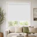 ChrisDowa Blackout Roller Shades for Window, Cordless Pull Down Blinds, 35"W x 72"H