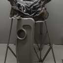 Baby Delight Go with Me Uplift Deluxe Portable High Chair | Sun Canopy | Indoor and Outdoor | Grey