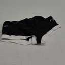 HYTENSUN Women's Cheeky Bikini Bottoms Ruched Colorblock High Waisted Sexy Brazilian Cut Swim Bottoms, M