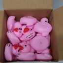 30 Pink Rubber Duck Kids Bath Duck Toys ,Squeak Rubber Ducks in Bulk Rubber Ducks Baby Shower Duck Decorations Party Favors (2.2’’)