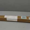 100% Blackout PVC Light Blocking Strip for Window Shades and Blinds Both Sides Tracks for Blackout Shades Easy to Install for BedroomGreat for Bedroom Nursery (L-Shaped White-2pcs, 58.5")