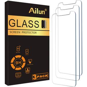 Ailun Screen Protector for iPhone 12 mini 2020 [5.4 Inch] 3Pack Tempered Glass