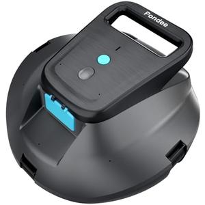 Pondee X1 Robotic Pool Vacuum, Cordless Pool Cleaner | 120-Min Runtime, Auto-Parking, 2.5h Fast Charging, for Above-Ground & Flat-Bottom Inground Pools up to 850 sq.ft
