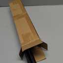 Curtain Rods No Drilling for Windows 30 to 90 Inches,5/8 Inch Diameter No Drill Small Curtain Rod Set with 3M Adhesive Brackets, Black