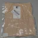 PINKMSTYLE Womens Trendy Sexy Mock Turtle Neck Long Sleeve Sheer Mesh Double Lined Going Out Fall Tops Nude Medium