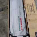 Eurmax USA 10'x20' Pop Up Canopy Tent Commercial Instant Canopies with Heavy Duty Roller Bag,Bonus 6 Sand Weights Bags (White)